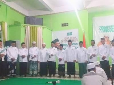 Bareng Haul Gus Dur, Pengurus Rijalul Ansor Pringsewu Dikukuhkan