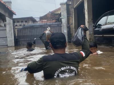 Banjir Jakarta, NU Peduli Dirikan Posko dan Turunkan Bantuan