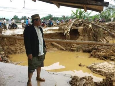 Banjir Bandang, 96 Pesantren-Majelis Taklim di Lebak Rusak Berat