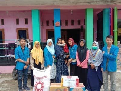 Galang Dana, Mahasiswa NU Lebak Bantu Warga Terdampak Banjir