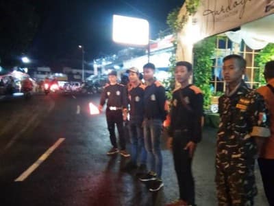 CBP dan KPP IPNU-IPPNU Mojokerto Hadir di Kawasan Rawan Kecelakaan