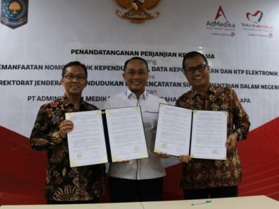 AdMedika Group Gandeng Ditjen Dukcapil Kerja Sama Penggunaan Data Kependudukan