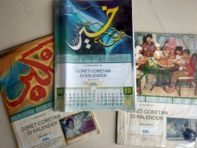 Kenangan Banjir dan Kaligrafi pada Kalender