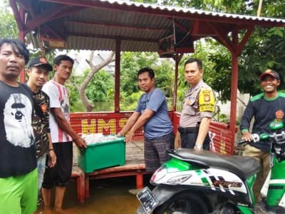 Pastikan Warga Tidak Kelaparan, Banser di Bekasi Dirikan Dapur Umum