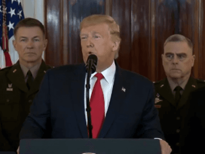 Pidato Trump Usai Pangkalan Militer Amerika Diserang Iran