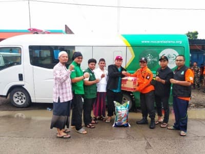 NU Peduli Jateng Salurkan Bantuan Bagi Warga Korban Banjir Grobogan