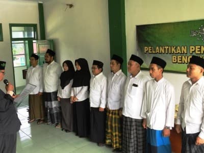 Pengelola Zakat, Wakaf, Infaq dan Shadaqah Nahdlatul Ulama Bengkulu Dilantik