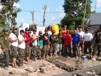 Banser Bangun Rumah Warga Nganjuk Akibat Puting Beliung