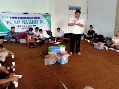 Lembaga di Bawah Ma’arif NU di Bondowoso Hendaknya Perkuat Sinergi