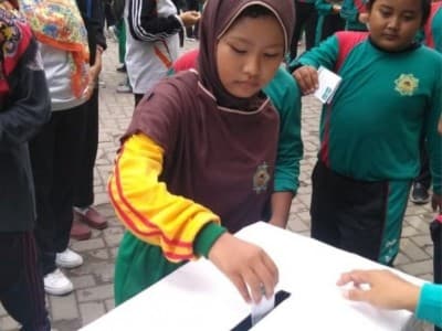 Ma’arif NU di Gresik Latih Kepedulian melalui Koin Muktamar