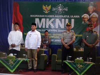 Wakil Bupati Tanggamus Ingatkan Kader Tata Niat Bersih Khidmah di NU