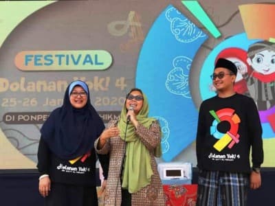 Alissa Wahid Semangati Festival Permainan Rakyat di Pasuruan