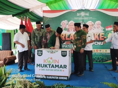 PCNU Sorong Galang Koin Muktamar di Harlah Ke-94 NU