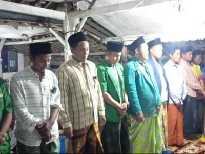 Pengurus Ansor Gro'om Dilantik di Sarang Narkoba