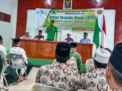 Ansor dan Banser Pidie Jaya Aceh Siapkan Diri Perkukuh Kebangsaan