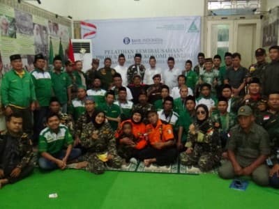 Bangkitkan Spirit Nahdlatut Tujjar, Ansor Surabaya Kembangkan Kewirausahaan bersama BI