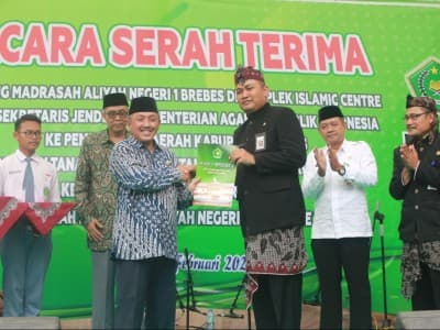 Ultah, MAN 1 Brebes Terima Hibah 1 Hektar