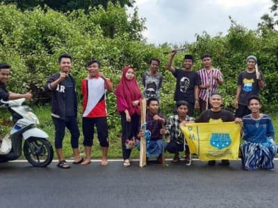 Imbangi Pembangunan, GSPM-PMII Guluk-Guluk Tanam 100 Pohon