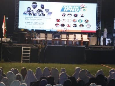 Pelajar NU Padati GOR Soemantri untuk Peringati Harlah IPNU