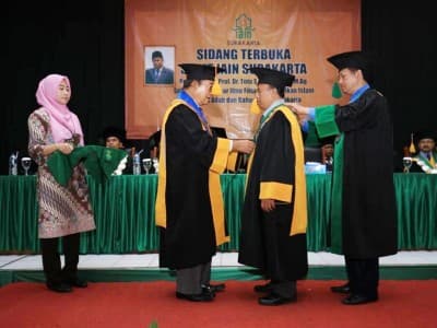 Pengurus LP Ma'arif NU Sukoharjo Dikukuhkan Jadi Guru Besar IAIN Surakarta