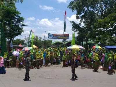 Kekompakan Nahdliyin Kedungalar Ngawi Peringati Harlah NU