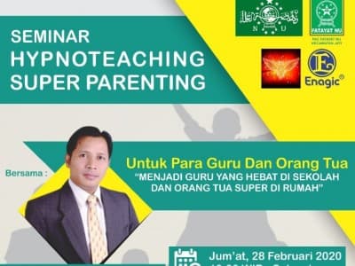PAC Fatayat NU Jati Kudus Seminarkan Hypnoteaching dan Super Parenting