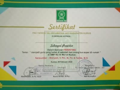 Kiat Jadi Guru Hebat dan Ibu Super menurut Aktivis Fatayat NU Jati Kudus 