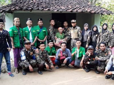 Sambut Konferensi, Ansor dan Banser di Sumenep Gelar Geledah Duafa