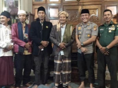 Pesan Pengasuh Pesantren Atas Angin kepada Kapolres Baru Ciamis