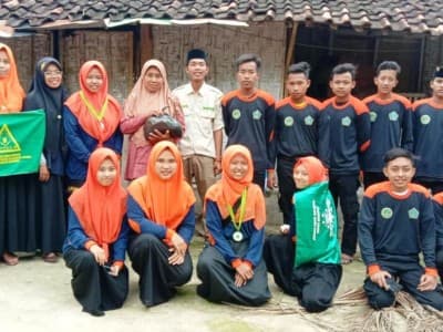 IPNU-IPPNU di Sumenep Peringati Harlah dengan Berbagi Sembako