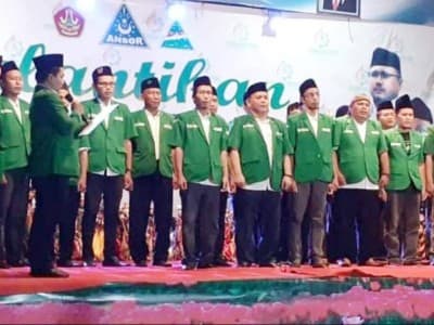Resmi Dilantik, Ansor Tegal Diminta Bantu Kurangi Pengangguran