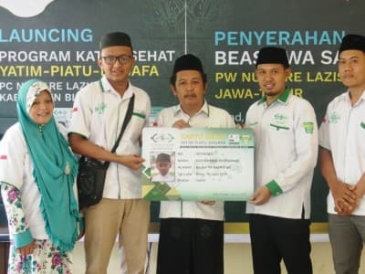 LAZISNU Jamin Layanan Kesehatan Gratis bagi Ratusan Yatim di Blitar