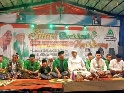 Ribuan Pecinta Rasul Hadiri Slawi Bershalawat Bareng Ansor Tegal