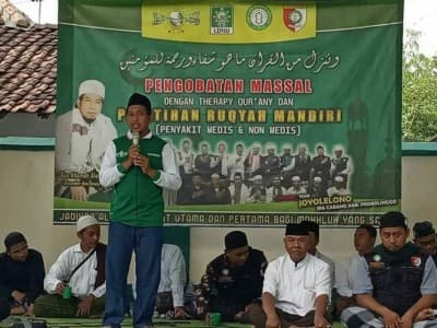 Infak Ruqyah Massal NU Krejengan Probolinggo untuk Ruqyah di Istiqlal Jakarta
