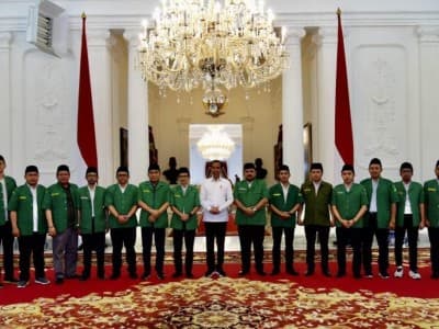 GP Ansor Laporkan Penundaan Konbes pada Presiden Jokowi