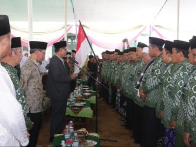 Dilantik, Pengurus NU Pringsewu Diingatkan soal Ikhlas Berkhidmah