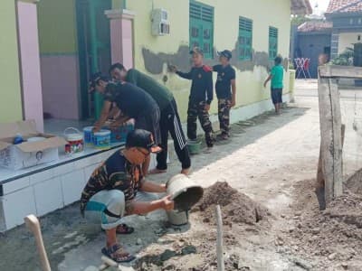 Jelang Konferensi, Ansor Tarub Tegal Rehab Mushala dan Madrasah