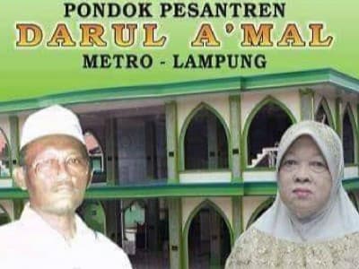Cegah Covid-19, Pesantren Darul A'mal Metro Tunda Haul dan Khatmil Qutub