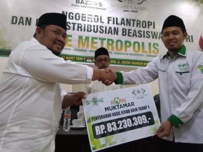 Hasil Penggalangan Koin Muktamar di Kota Surabaya Capai 83 Juta Lebih