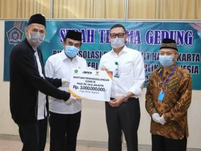 Kemenag Serahkan Gedung Asrama Haji untuk Ruang Isolasi Pasien Covid-19