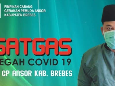 Ansor Brebes Bentuk Satgas Covid-19 Hingga Ke Pelosok Desa
