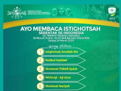 RMINU Jatim Ajak Umat Muslim Istighotsah di Rumahnya Masing-masing