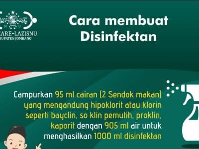 Di Rumah Saja? Yuk, Buat Disinfektan Sendiri