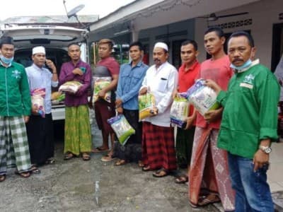 NU Malaysia Bagikan Sembako untuk WNI