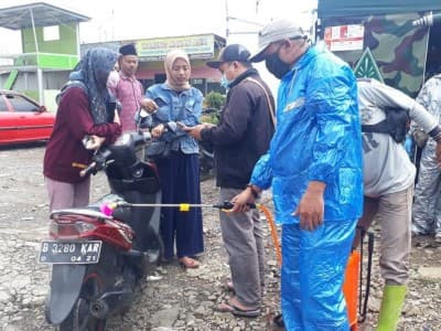 Cegah Covid-19, Ansor Banser Tegal Sediakan Pos Pemeriksaan Pemudik