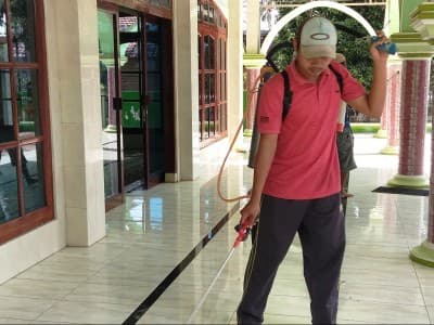 Cegah Corona, Ansor dan Banser di Situbondo Ajak Warga Hidup Sehat