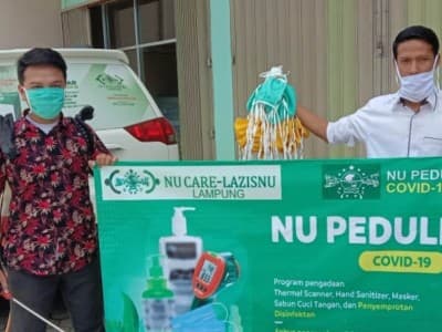 Langkah LAZISNU Lampung Bantu Warga Terbebas dari Corona