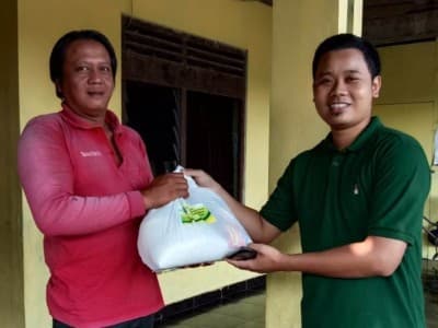 Bantuan Sembako Nahdliyin hingga ke Dusun-dusun