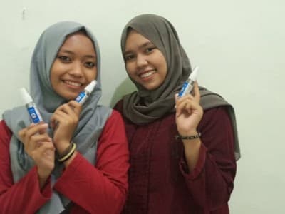 Jaga Keaslian, Kader PMII Jombang Produksi Hand Sanitizer secara Mandiri