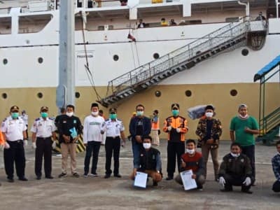 IPNU Kalbar Gabung Satgas NU Peduli Pantau Kepulangan Santri